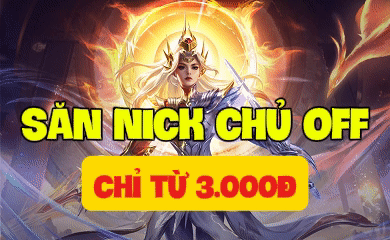 NICK CHỦ OFF 100% LOG ĐƯỢC